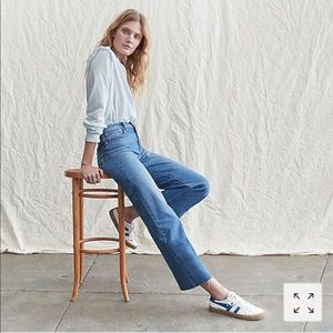 J.Crew Point Sur Washed Wide Leg Crop